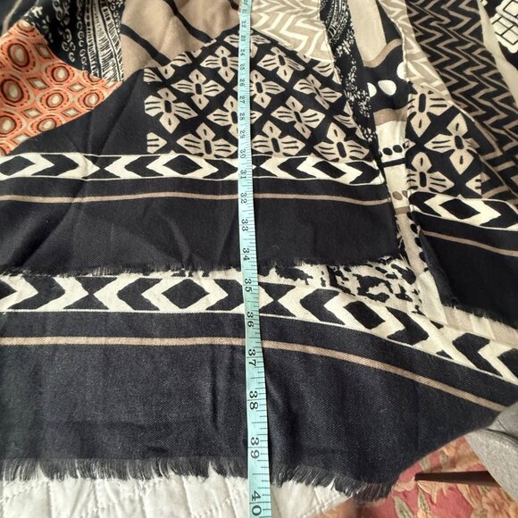 Kollie More Multicolor Open Front Kimono Cardigan Shawl, OS - Picture 8 of 8